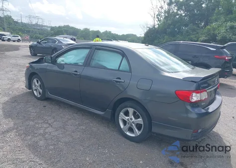 2011 Toyota Corolla S из США, поврежденный, VIN 2T1BU4EE8BC726948